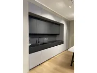 Cucina grigio design lineare Fenix e laminato Artigianale a soli 19920