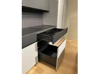 Cucina grigio design lineare Fenix e laminato Artigianale a soli 19920