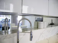 Cucina Vetro design bianca Arredo3 lineare scontata 38%