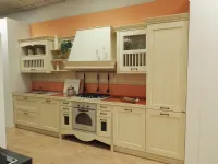Cucina  lineare Dibiesse  shabby contemporanea avorio offerta Outleta prezzo ribassato