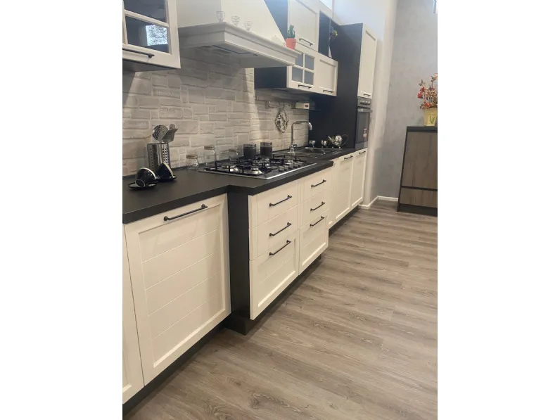 Cucina lineare Dover slat Concreta cucine con uno sconto vantaggioso