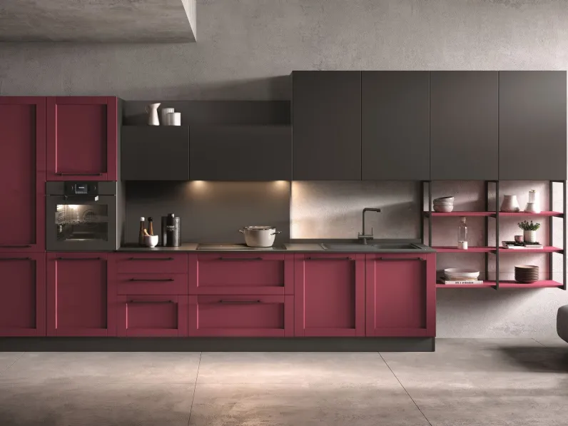 Cucina Jazz country grigia Essebi lineare scontata 36%