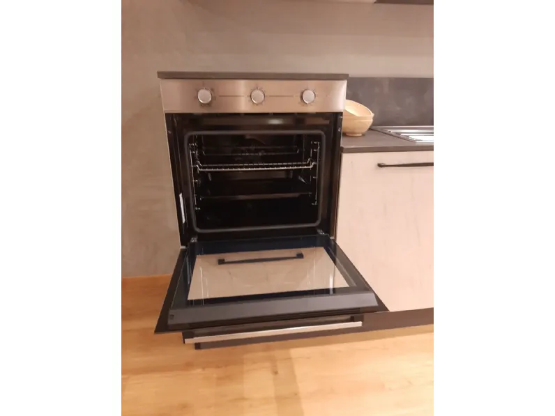 Cucina altri colori moderna lineare Modula over Febal in Offerta Outlet