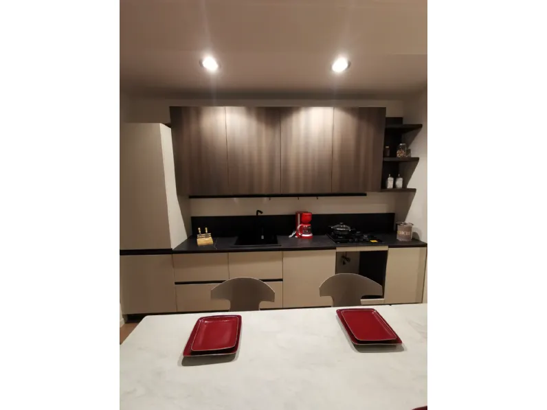 Cucina altri colori moderna lineare Cucina smart Gicinque in Offerta Outlet