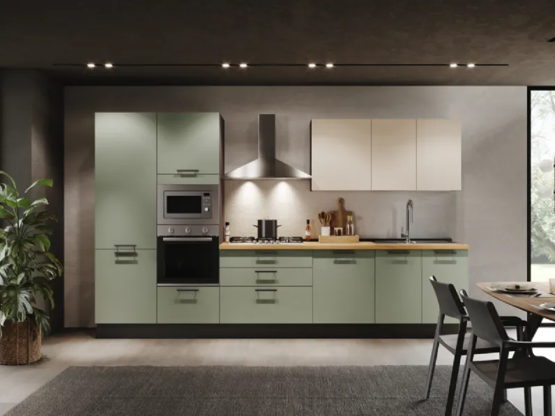 Cucina altri colori moderna lineare Capri Imab in offerta