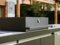 Cucina lineare in acciaio modello Cucina da esterno agher  ad un prezzo riservato 