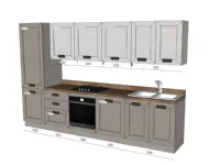 Cucina moderna lineare Kali Arrex a prezzo ribassato