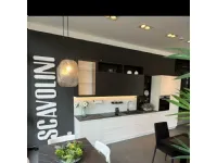 Cucina bianca moderna lineare Carattere Scavolini a soli 12000 Euro