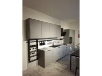 Cucina grigia moderna lineare Nobilia Cucina lineare easytouch a soli 8700 Euro