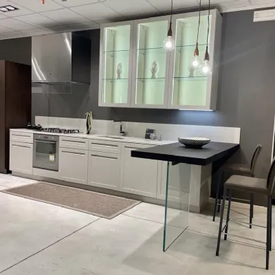 Cucina grigia moderna lineare Carattere Scavolini a soli 12900