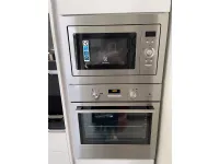 Cucina lineare in laccato opaco grigio Silkkj a prezzo scontato