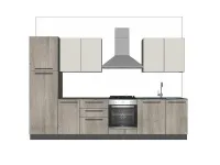 Cucina grigio moderna lineare Ar-due Erica a soli 3100