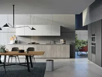 Cucina lineare design grigio Antares K18 a soli 10698