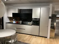 Cucina lineare in laminato materico a prezzo scontato 45%