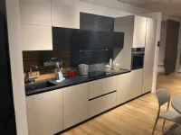 Cucina lineare in laminato materico a prezzo scontato 45%