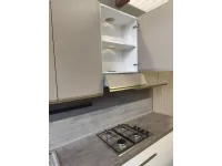 Cucina lineare in laminato materico a prezzo scontato 52%
