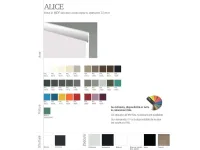 Cucina lineare in laminato materico altri colori Alice 20.20 verde a prezzo ribassato