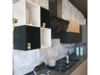 Cucina lineare in laminato materico altri colori Cielo a prezzo scontato