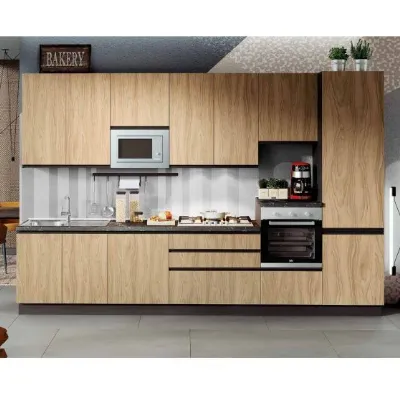 Cucina moderna lineare Artigianale Cucina in promozione a roma era 04-cucine a roma a prezzo ribassato