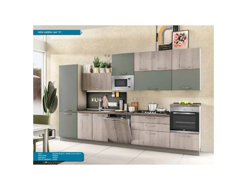 Cucina Artigianale Cucina new ambra 360d OFFERTA OUTLET sconto 39%