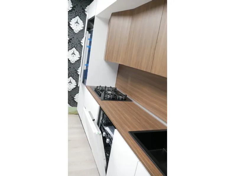 Cucina bianca design lineare Modello merilyn ciao cucine Aran a soli 3990 Euro
