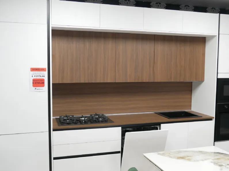 Cucina bianca design lineare Modello merilyn ciao cucine Aran a soli 3990 Euro