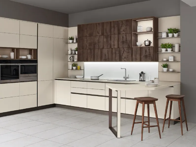 Scopri la cucina Start time j 01 di Veneta Cucine in OFFERTA OUTLET 