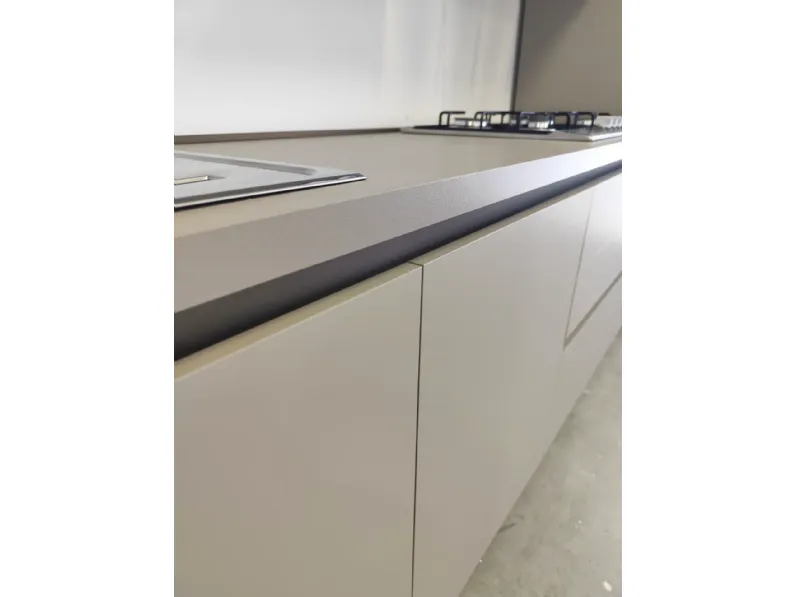 Cucina Korinna moderna tortora Evo cucine lineare scontata 52%