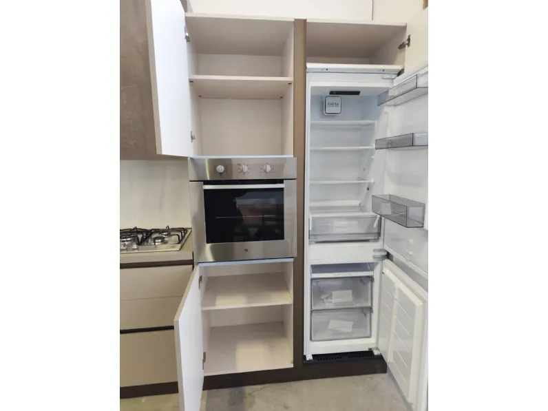Cucina Korinna moderna tortora Evo cucine lineare scontata 52%