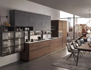Cucina lineare in laminato opaco altri colori Fly evo 09 a prezzo scontato