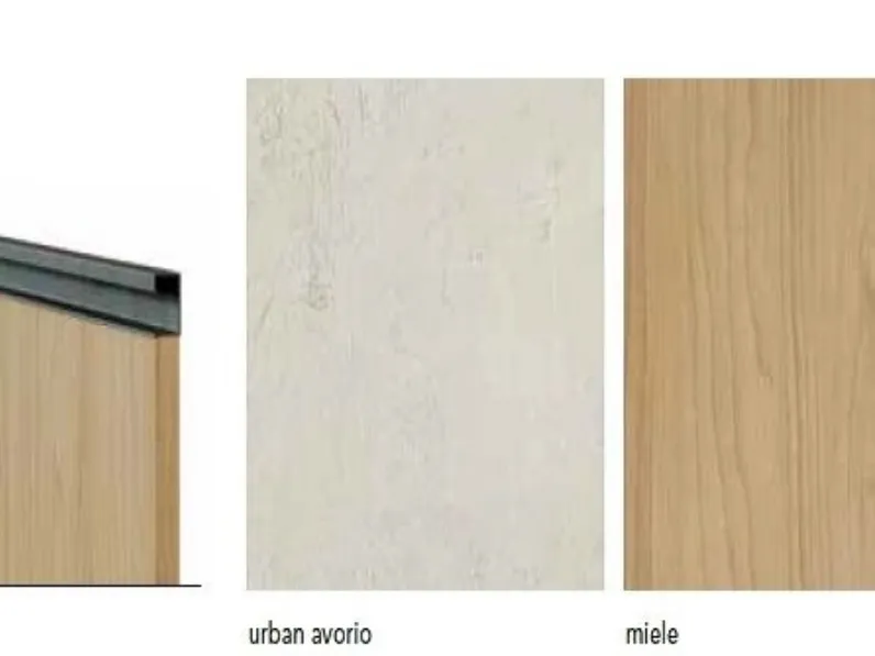 Cucina lineare in laminato opaco altri colori Futura a prezzo ribassato