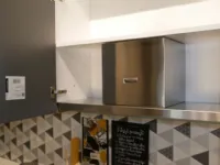 Cucina lineare in laminato opaco bianca Anta 22mm a prezzo ribassato