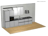 Cucina Modello joy moderna bianca Snaidero lineare scontata 51%