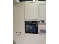 Cucina lineare in laminato opaco grigia Frame a prezzo scontato