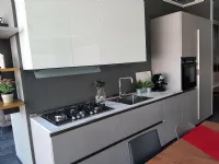 Cucina Kaly moderna grigio Arredo3 lineare scontata 29%