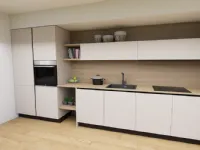 Cucina Arredo3 moderna lineare tortora in laminato opaco Cucina kali composizione 17