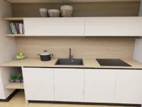 Cucina Arredo3 moderna lineare tortora in laminato opaco Cucina kali composizione 17
