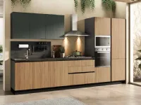 Cucina Sandy terra moderna tortora Net cucine lineare scontata 35%