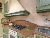 Cucina lineare in legno a prezzo ribassato 49%