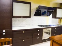 Cucina lineare in legno a prezzo scontato 73%