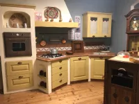 Cucina lineare in legno altri colori Casale a prezzo scontato