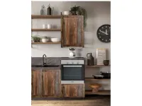Cucina lineare in legno altri colori Cucina recicle industrial  a prezzo ribassato