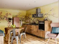 Cucina Nuovi mondi collection Cucina totla  wood in vero legno  OFFERTA OUTLET sconto 50% 