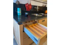 Cucina lineare in legno altri colori Diesel social kitchen a prezzo scontato