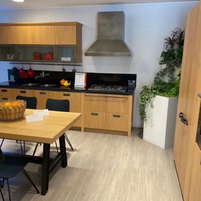 Cucina lineare in legno altri colori Diesel social kitchen a prezzo scontato