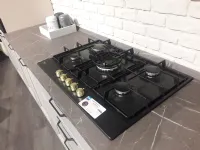 Cucina lineare in legno grigio Gea a prezzo scontato