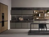 Cucina grigio design lineare Arredo3 Kn1 a soli 17202