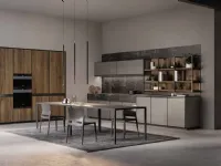 Cucina grigio design lineare Arredo3 Kn1 a soli 17202