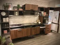 Cucina lineare in legno altri colori Modello matrix  a prezzo ribassato