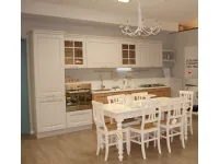 Cucina a PREZZI OUTLET in legno Stosa -30%